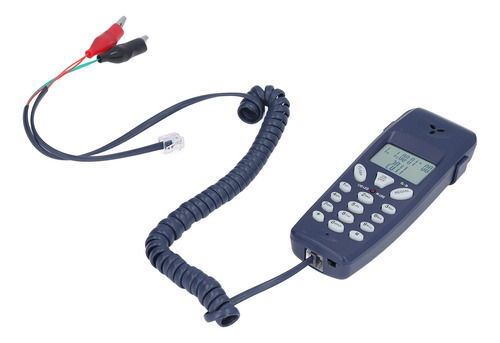 Teléfono Con Cable Fsk Dtmf Teléfono Con Pantalla Lcd De 12