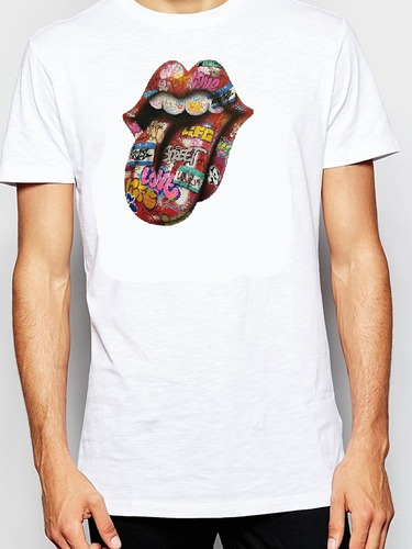 Remera Lengua Rolling Stones / Grafitti / Unica