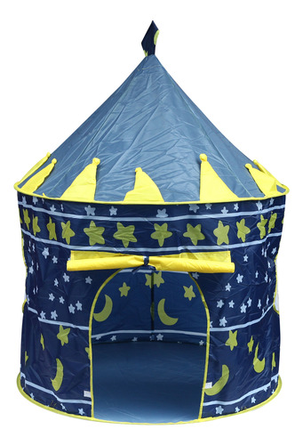 Carpa Para Niño Tipo Castillo Niño 105x135 Cm   Azul Flaber 