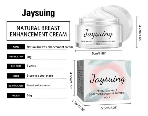 Crema De Senos Natural P Para Reafirmar Y Levantar El Pecho