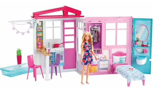 Set De Juguete Casa Barbie De Mattel