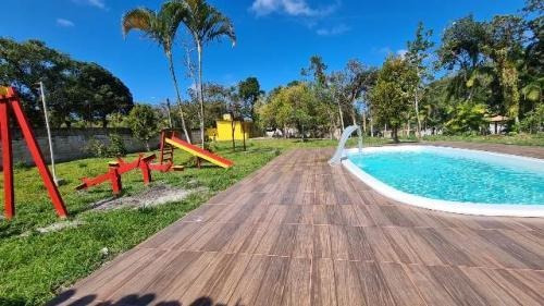 Imagem 4 de 14 de Chácara Com Lago E Piscina Em Itanhaém Litoral Sul De Sp