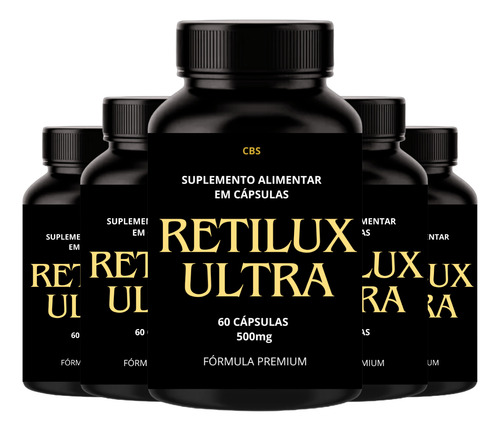 3x Potes Retilux Ultra 180 Cápsulas - Pós Operação Retina