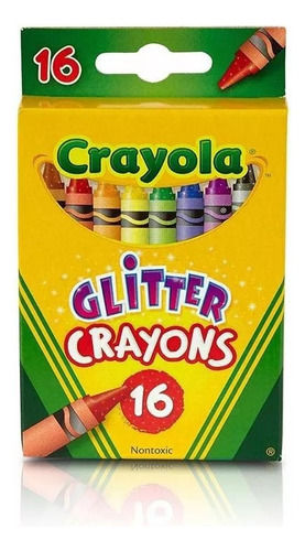 Crayones Con Glitter X 16 Crayola