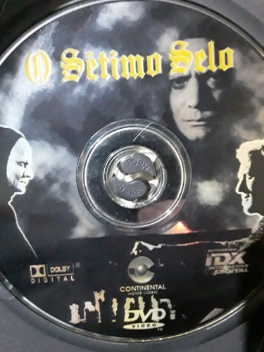 Dvd O Sétimo Selo ( Bergman ) Primeira Edição, Sem Riscos! (Usado)