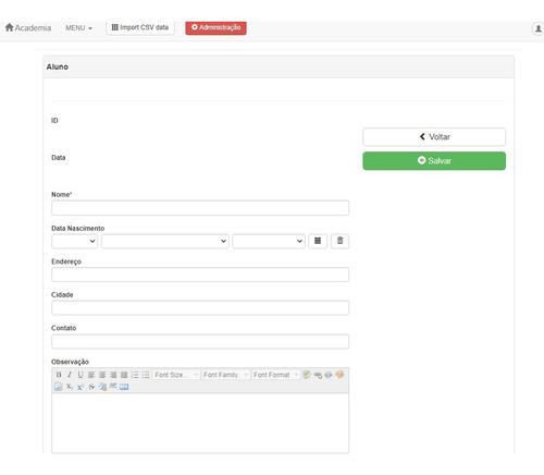 Script Php Controle De Academia Mensalidade