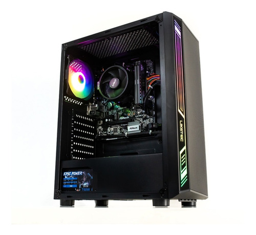 Imagem 1 de 6 de Pc Gamer Barato Intel I5 2400 8gb Ssd 240gb R7 Amd 2gb Ddr5