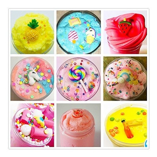 Arcilla Polimètrica Slime Charms Cute Set - Charms Para Sli