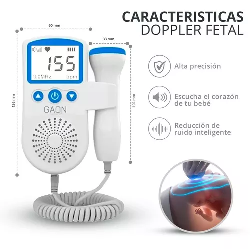 Ultrasonido Portatil Fetal Doppler Oye Latidos De Tu Bebe