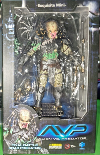 Avp Figures 1/18 Scale Final Battle Damage Scar Predator
