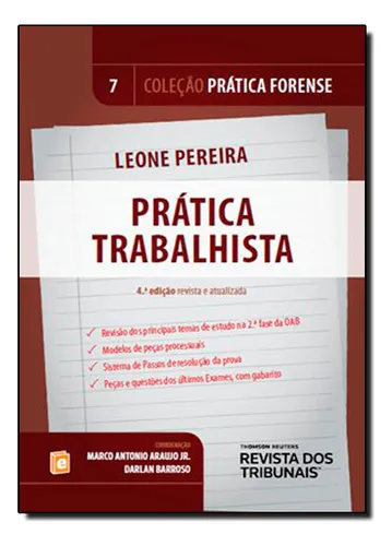 comprar Prática Trabalhista - Vol.7 - Coleção Prática Forense, De Leone Pereira. Editora Revista Dos Tribunais, Capa Dura Em Português