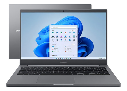 Notebook Samsung Book E20 Np550xda 4gb 500gb Prata Cinza