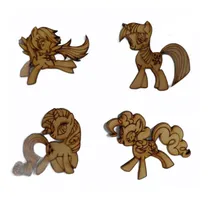 Comprar My Little Pony Figuras En Mdf Para Pintar O Decorar