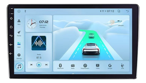 Para Nissan March Versa V-drive Nota Android Estéreo Carplay Negro