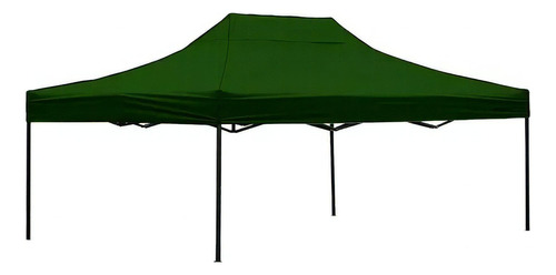 Gazebo Plegable Acero 4,5m X 3m Kushiro Zona Norte Color Verde