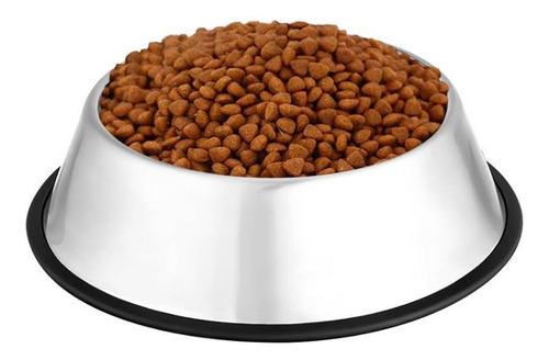 Plato Para Comida De Mascota Perro Gato 30cm Antideslizante