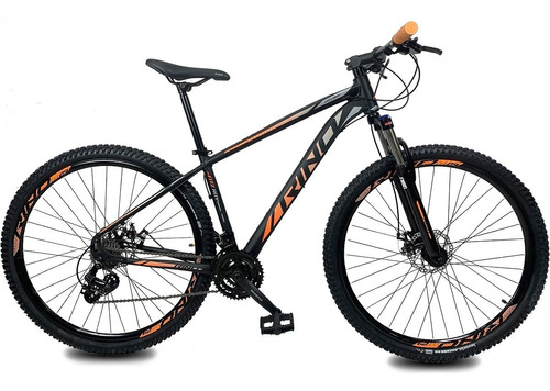 Bicicleta Aro 29 Rino Fitz Roy 21v Mega Ranger+trava+hidraul Cor Laranja Tamanho Do Quadro 17