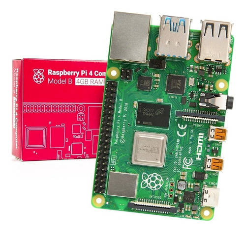 Placa De Microcontrolador Raspberry Pi 4b 4gb