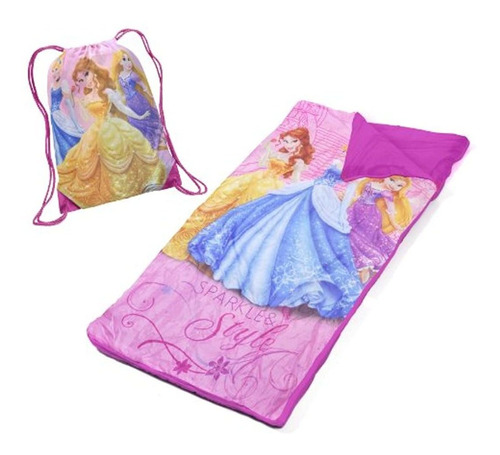 Bolsa De Dormir Para Niñas Diseño Princesas. Idea Nuova-n.y