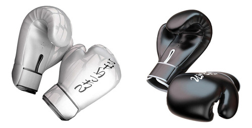 2 Pares De Guantes De Boxeo Profesional Bonitos, Bolsa De Gi