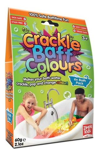 Crackle Baff Colores Zimpli Kids Juguete De Baño Sensorial