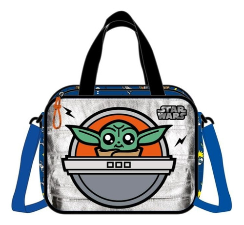 Mochila Star Wars The Mandalorian + Accesorios Azul