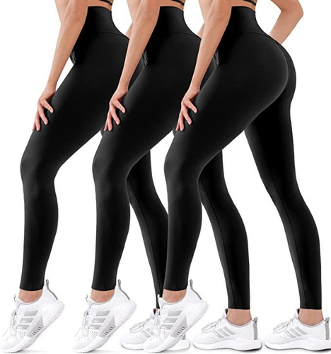 Hmuuo Paquete De 3 Leggings Para Mujer, Levantamiento De Gl.