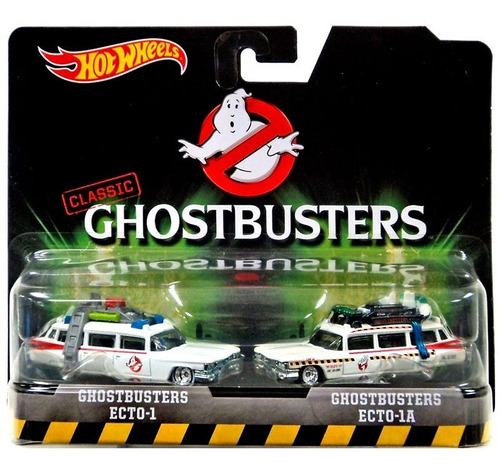 Hot Wheels - Ghostbusters - Ecto-1 Y Ecto-1a - 1/64