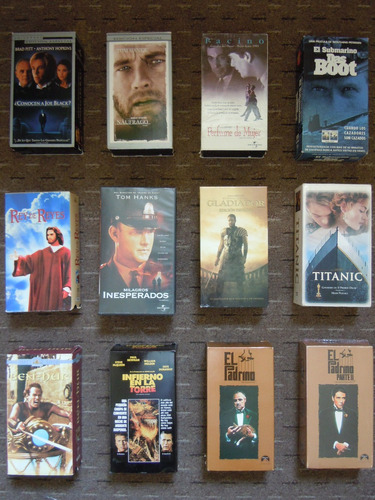 Películas Vhs Ediciones Especiales De 2 Casettes, Originales