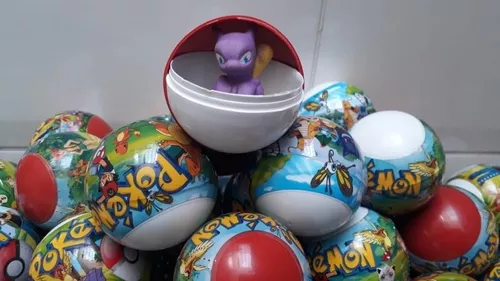 Kit 50 Pokebolas C/1 Pokemon Aleatório Em Cada Brinde Vendin