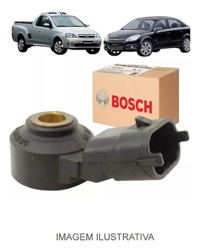 Sensor Detonacao Corsa 2005/08 Palio 03/11 Bosch 0261231176