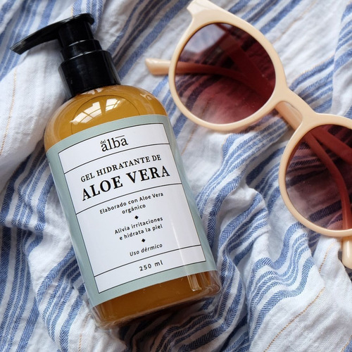 Imagen 5 de 9 de Gel Dérmico Hidratante Aloe Vera 250ml - Del Alba