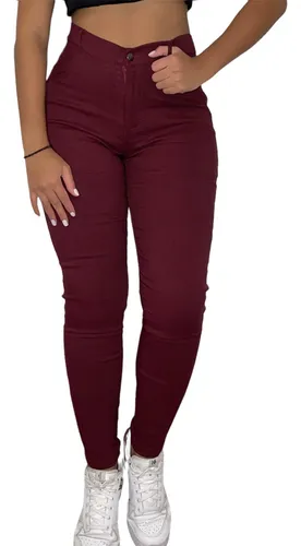 Pantalón Leggins Elástico Con Micropolar De Mujer (colores)