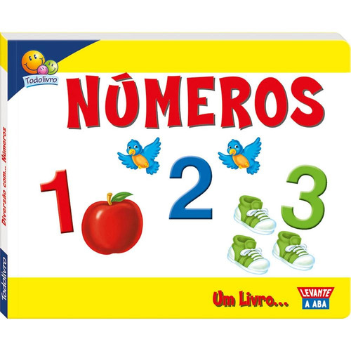 Diversão com...Números, de The Clever Factory, Inc.. Editorial Todolivro Distribuidora Ltda., capa dura em português, 2015
