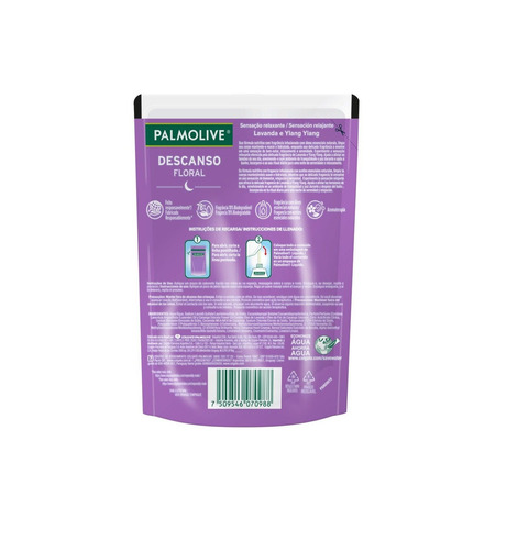 Imagen 2 de 2 de Jabón líquido Palmolive Aroma Feel Relaxed repuesto 200 ml
