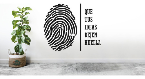 Vinil Decorativo Frase Que Tus Ideas Sticker