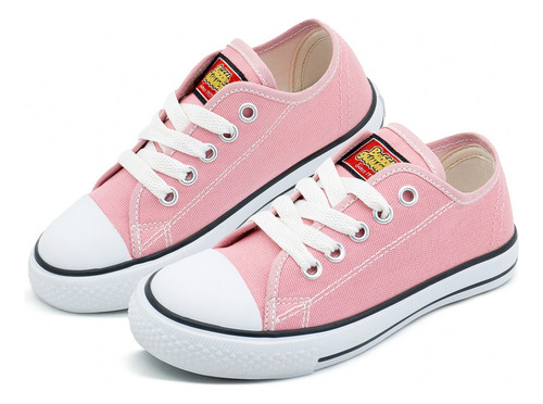 Tenis Choclo Niña Lona Rosa Bubble Gummers Harry 15-21