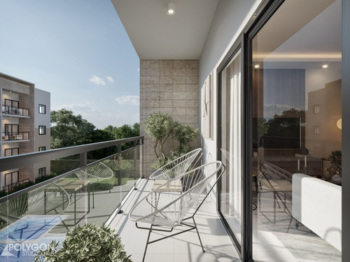 Apartamento De 2 Y 3 Habitaciones En Venta En Punta Cana, Con Piscina Y Ascensor