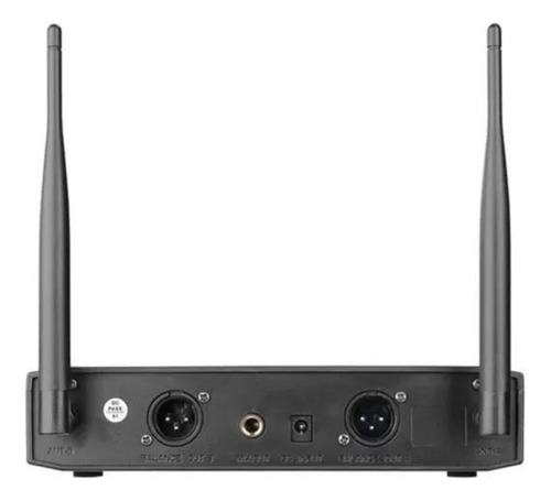 Microfone Sem Fio Bastão Duplo Dx-132 Multifrequência Devox