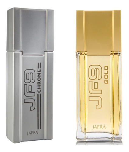 Jafra Jf9 Chrome & Jf9 Gold Original Set De 2 Perfumes