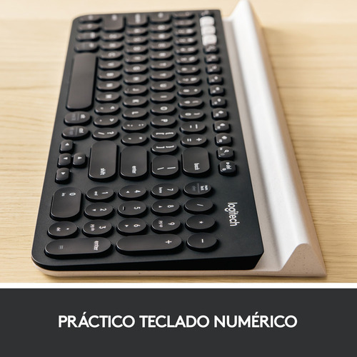 Teclado Inalámbrico Bluetooth Multidispositivo K780 Negro