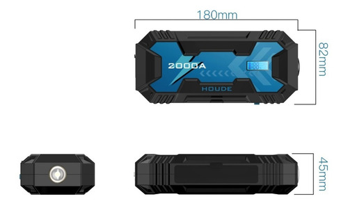 Imagen 6 de 6 de Arrancador De Autos -cargador Celu /nbook 20.000mah Portatil