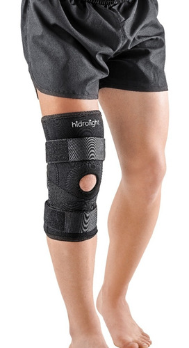 Joelheira Neoprene Articulada C/ Cintas Cruzadas Hidrolight