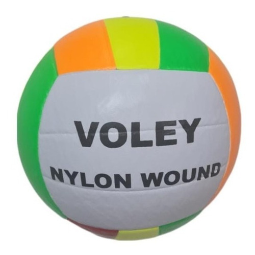 Pelota Balon De Voley Beach Volley Tricolor Cuero Sintético 