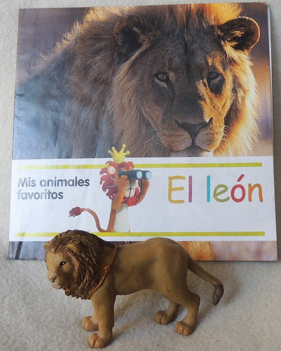Mis Animales Favoritos: El León Tapa Blanda + Figura 
