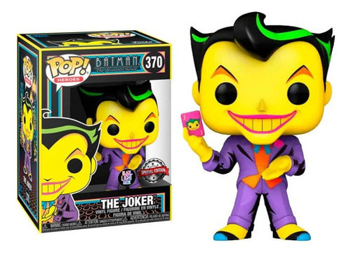 Funko Pop The Joker #370 Black Light Glow Batman Dc