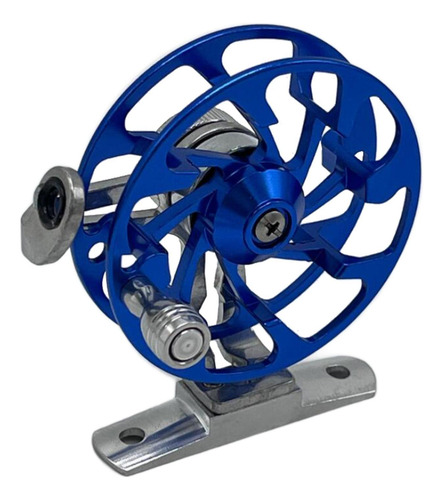 Carrete De Pesca Con Mosca Carrete De Baitcasting Azul