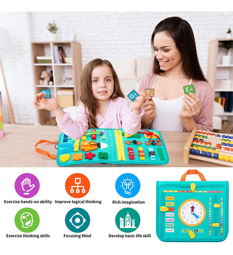 Tablero Sensorial Juego De Viaje Para Avión De Niños Ños Jue