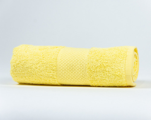 Toalla De Manos Imperial, Color Amarillo,