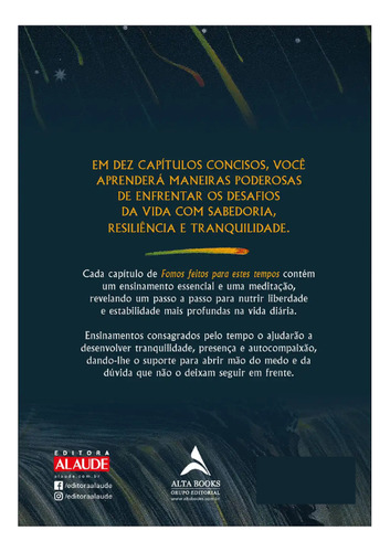 Livro Fomos Feitos Para Estes Tempos De Kaira Jewel Lingo 1ª Edição 2024 Editora Alaúde